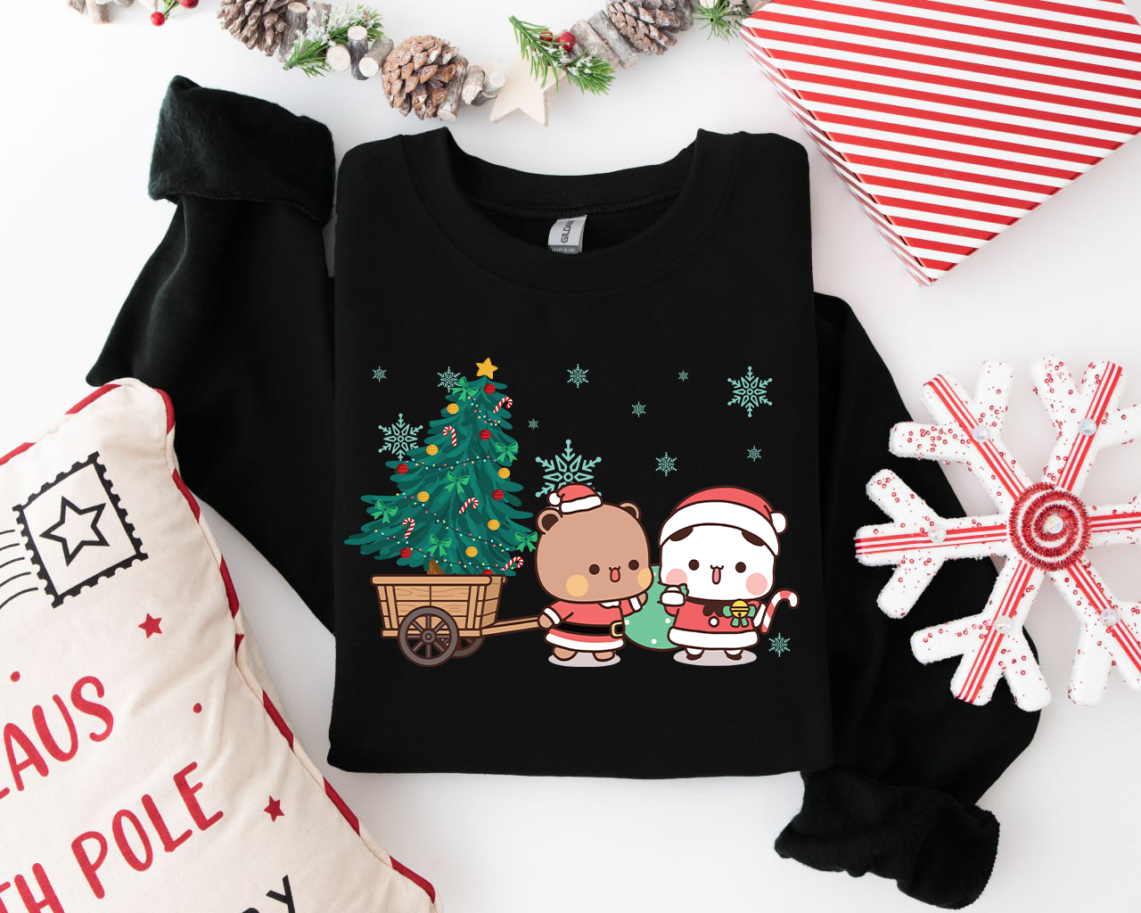 Bubu Dudu Christmas Tree Sweatshirt