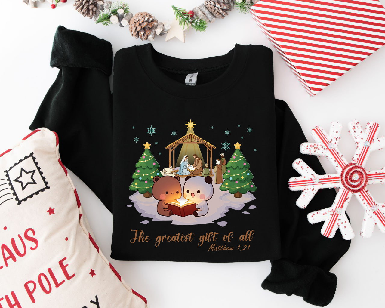 Bubu Dudu Nativity Sweatshirt – Christmas Gift