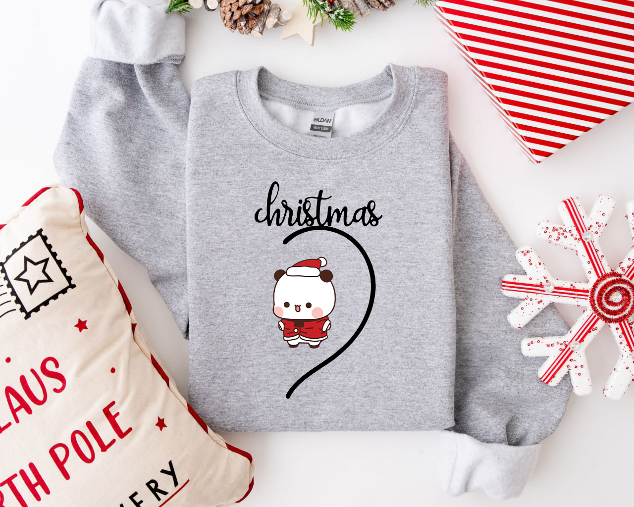 Cute Bubu & Dudu Xmas Couple Sweatshirts
