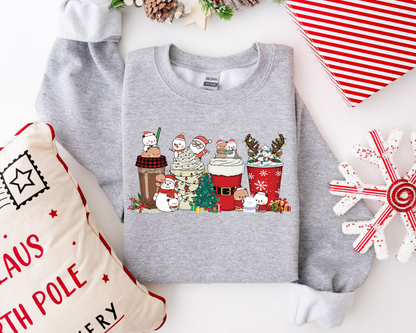 Bubu Dudu Christmas Drinks Sweatshirt