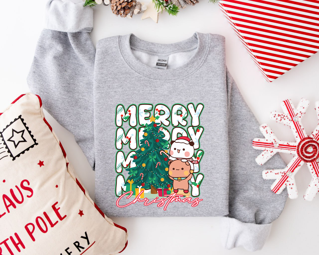 Bubu Dudu Merry Christmas Sweatshirt