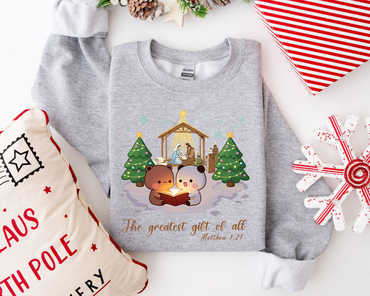 Bubu Dudu Nativity Sweatshirt – Christmas Gift