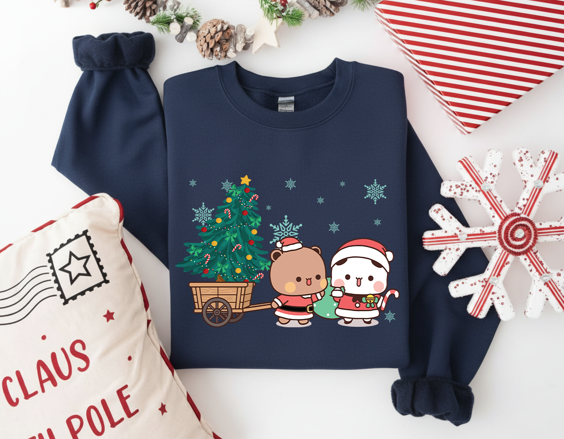 Bubu Dudu Christmas Tree Sweatshirt