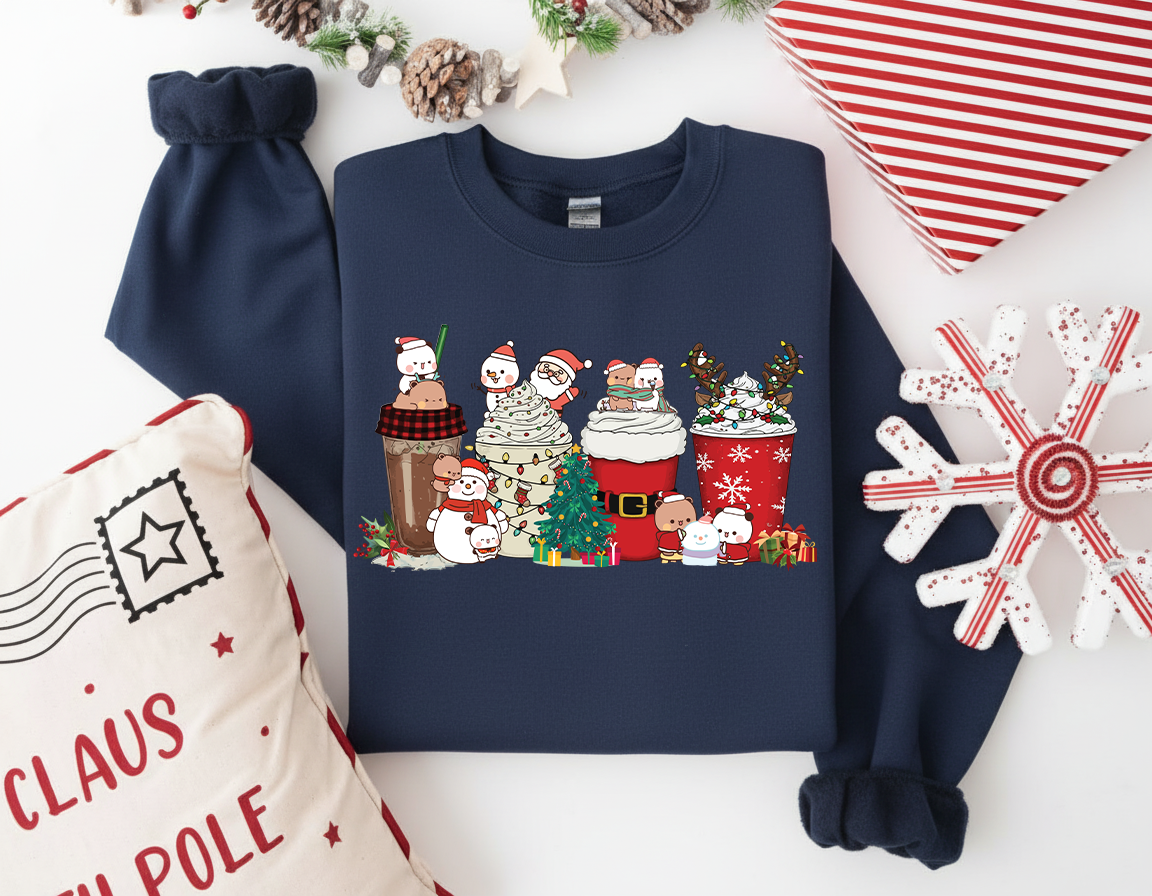 Bubu Dudu Christmas Drinks Sweatshirt