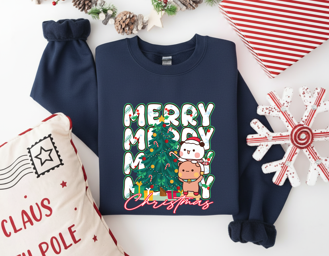 Bubu Dudu Merry Christmas Sweatshirt