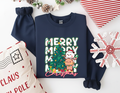 Bubu Dudu Merry Christmas Sweatshirt