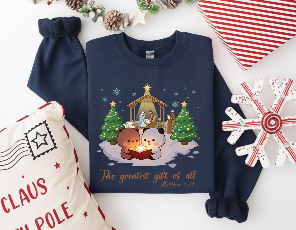 Bubu Dudu Nativity Sweatshirt – Christmas Gift