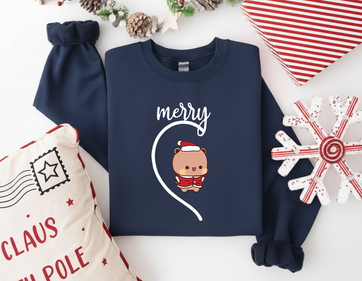 Cute Bubu & Dudu Xmas Couple Sweatshirts