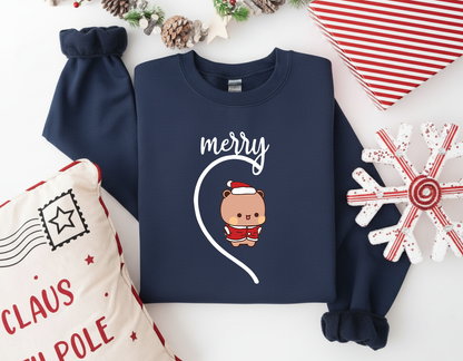 Cute Bubu & Dudu Xmas Couple Sweatshirts