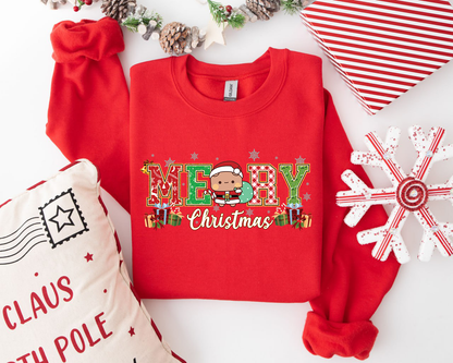 Bubu & Dudu Merry Christmas Sweatshirt Set – Cute Matching Holiday Sweaters for Couples