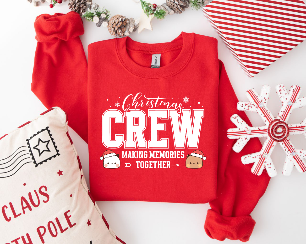 Bubu & Dudu Christmas Crew Sweatshirt | Making Memories Together