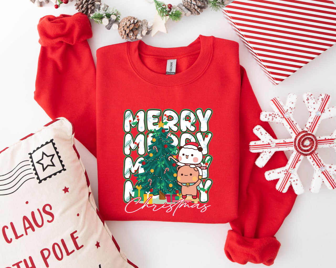 Bubu Dudu Merry Christmas Sweatshirt