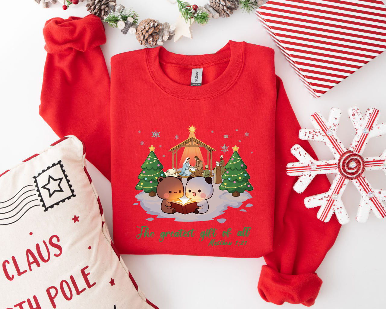 Bubu Dudu Nativity Sweatshirt – Christmas Gift