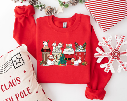 Bubu Dudu Christmas Drinks Sweatshirt