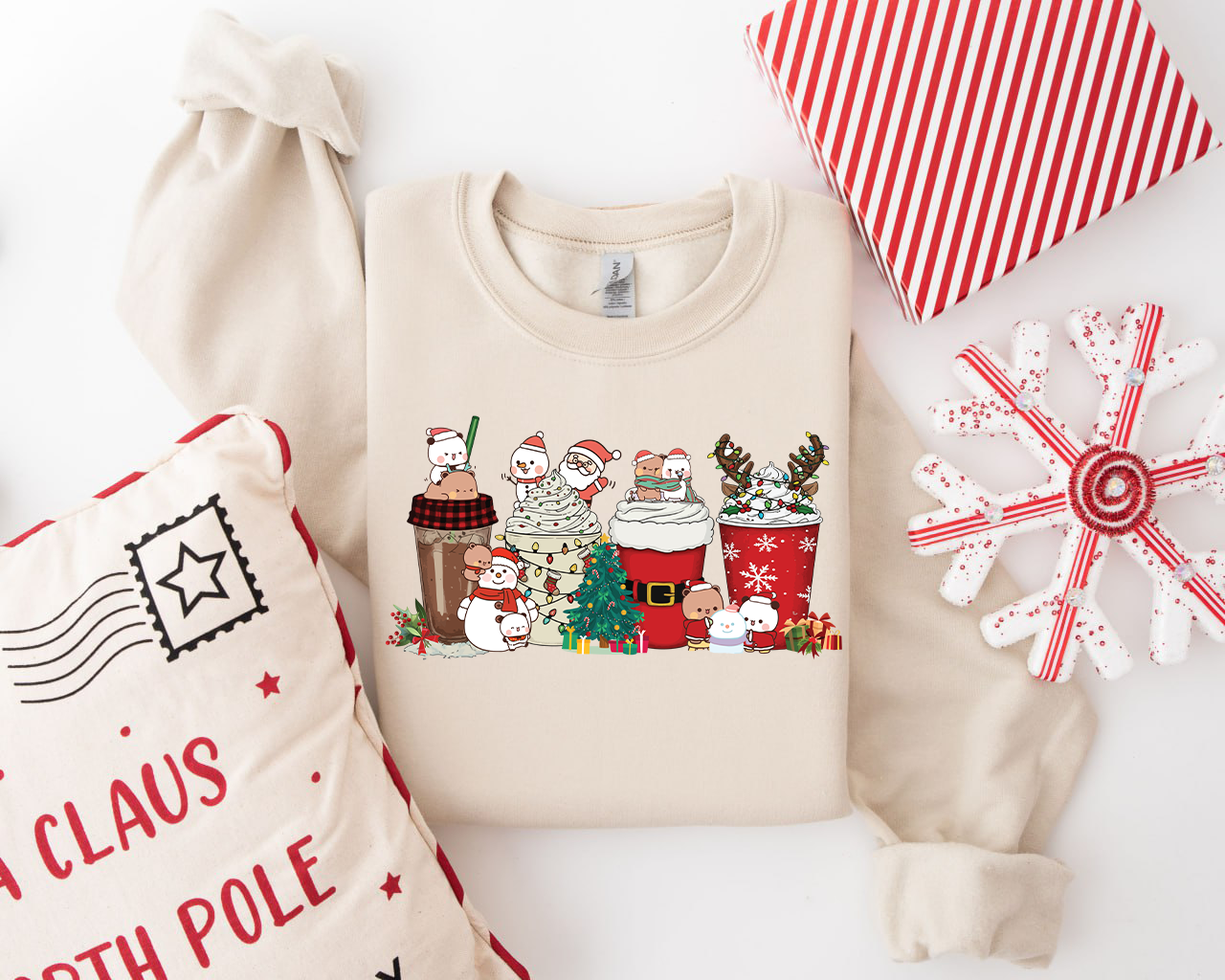 Bubu Dudu Christmas Drinks Sweatshirt