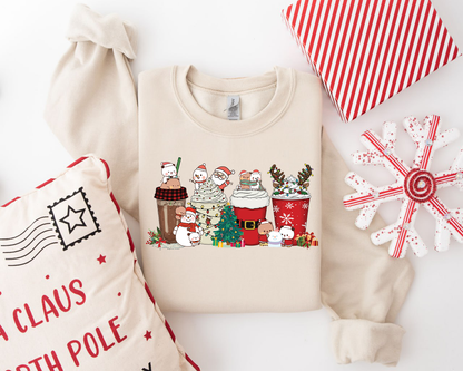 Bubu Dudu Christmas Drinks Sweatshirt