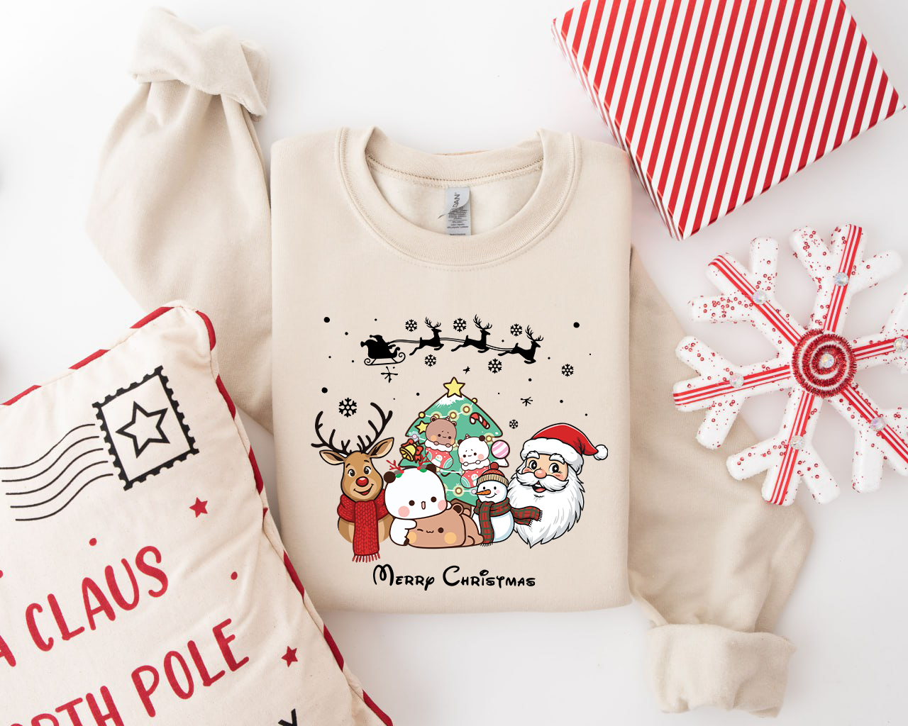 Cute Bubu & Dudu Xmas Sweatshirt