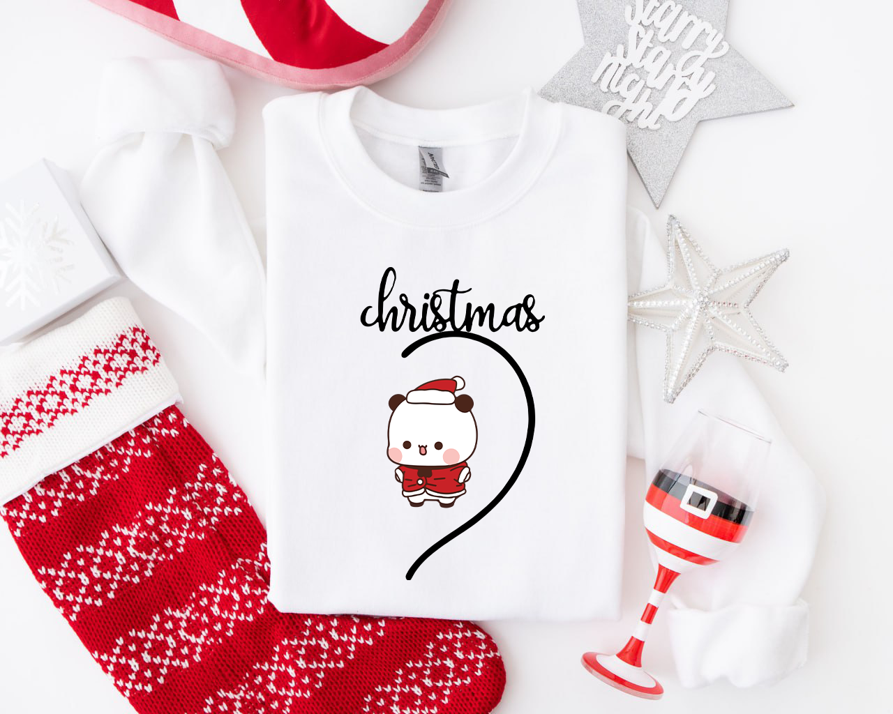 Cute Bubu & Dudu Xmas Couple Sweatshirts