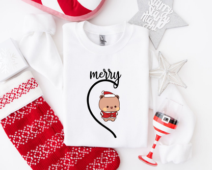 Cute Bubu & Dudu Xmas Couple Sweatshirts