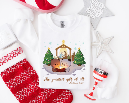 Bubu Dudu Nativity Sweatshirt – Christmas Gift
