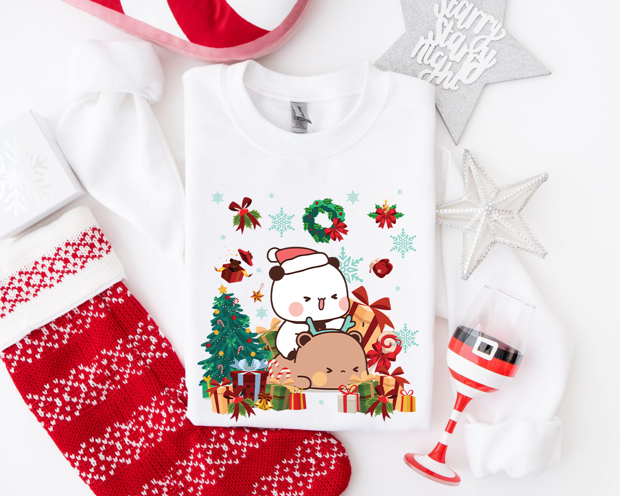 Bubu & Dudu Christmas Sweatshirt – Cute Holiday Pullover