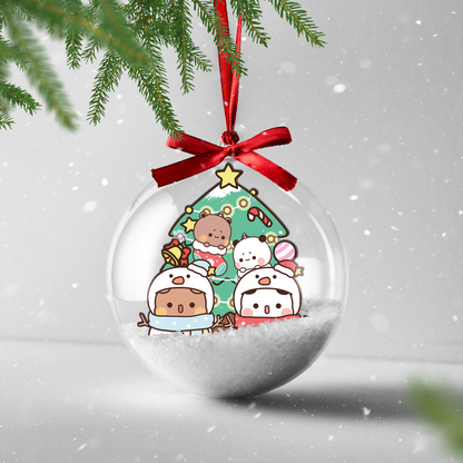 Bubu Dudu Christmas Ornament – Cute Kawaii Holiday Tree Decoration