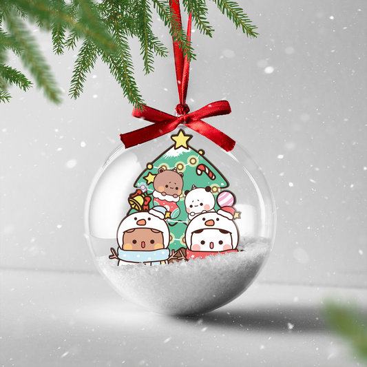 Bubu Dudu Christmas Ornament – Cute Kawaii Holiday Tree Decoration