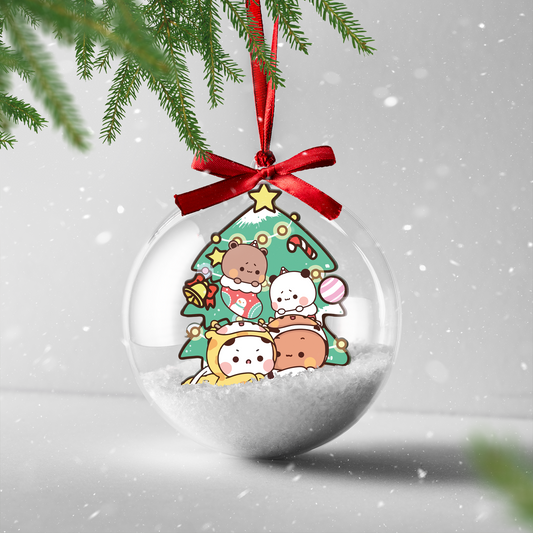 Adorable Bubu Dudu Xmas Ornament – Family Christmas Tree Décor