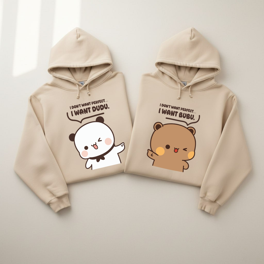 I Want Bubu & Dudu – Bubu Dudu Couple Hoodies