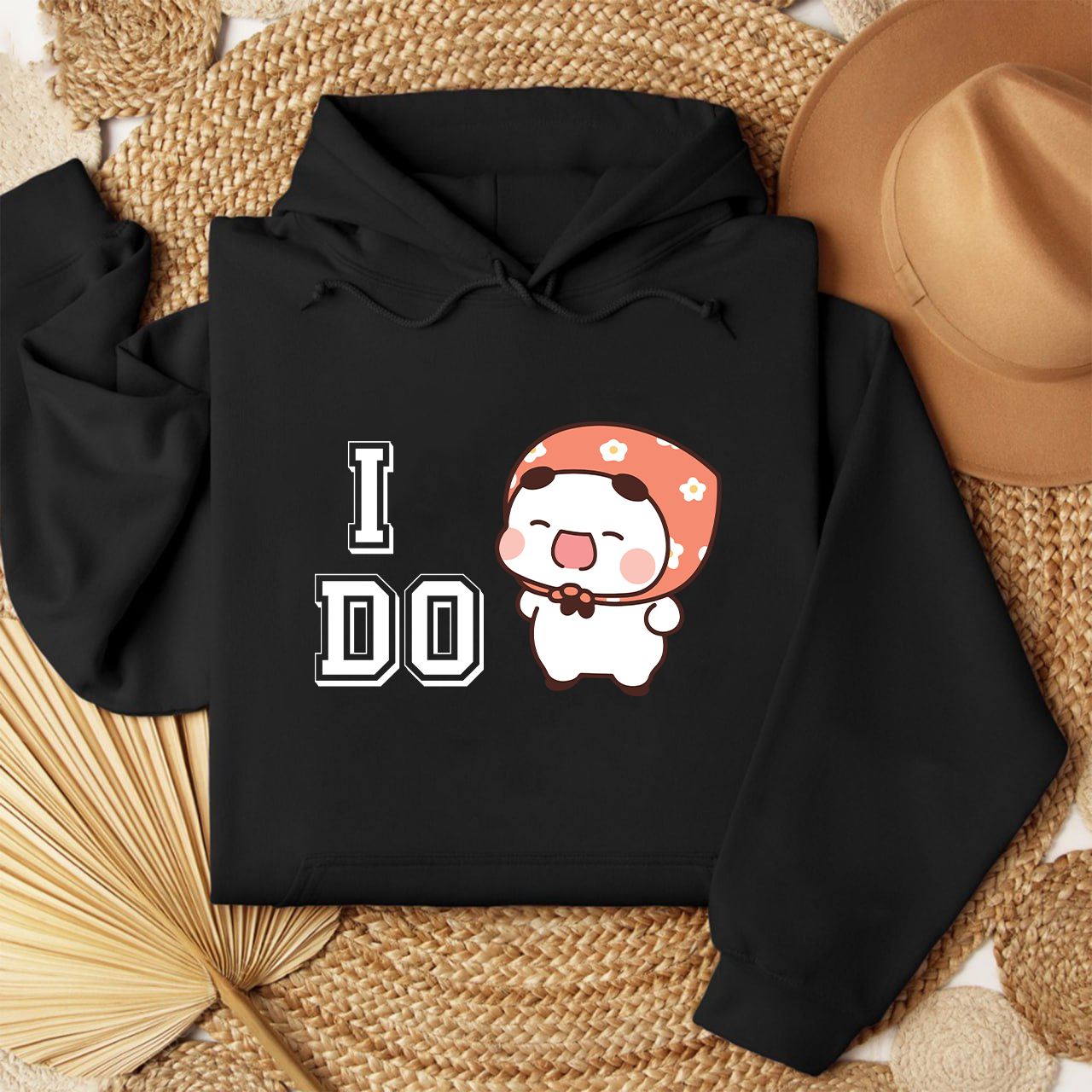 Bubu & Dudu Matching Couple Hoodies – I Do I Don’t Funny Love Set