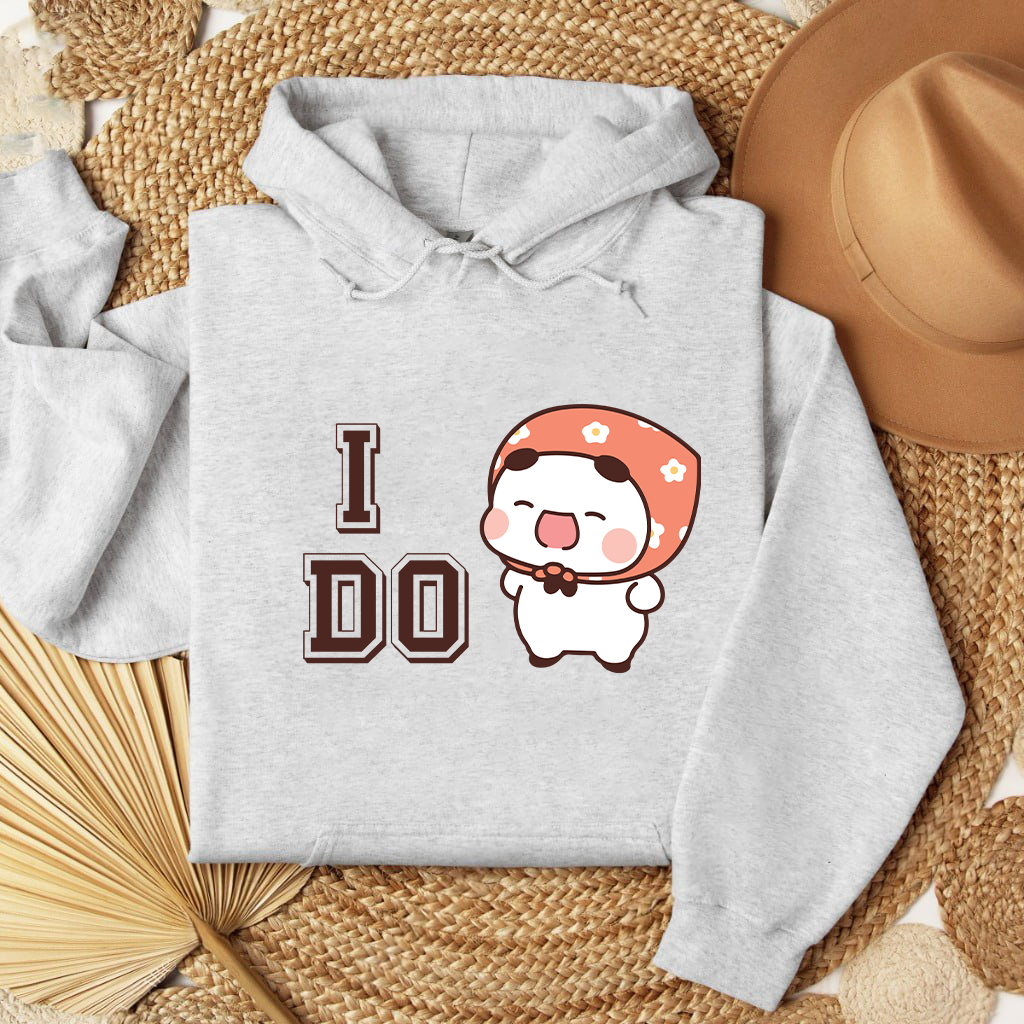 Bubu & Dudu Matching Couple Hoodies – I Do I Don’t Funny Love Set