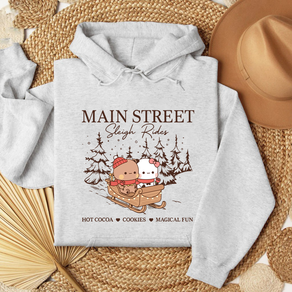 Bubu Dudu Christmas Sleigh Rides Hoodie