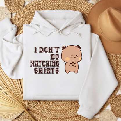 Bubu & Dudu Matching Couple Hoodies – I Do I Don’t Funny Love Set