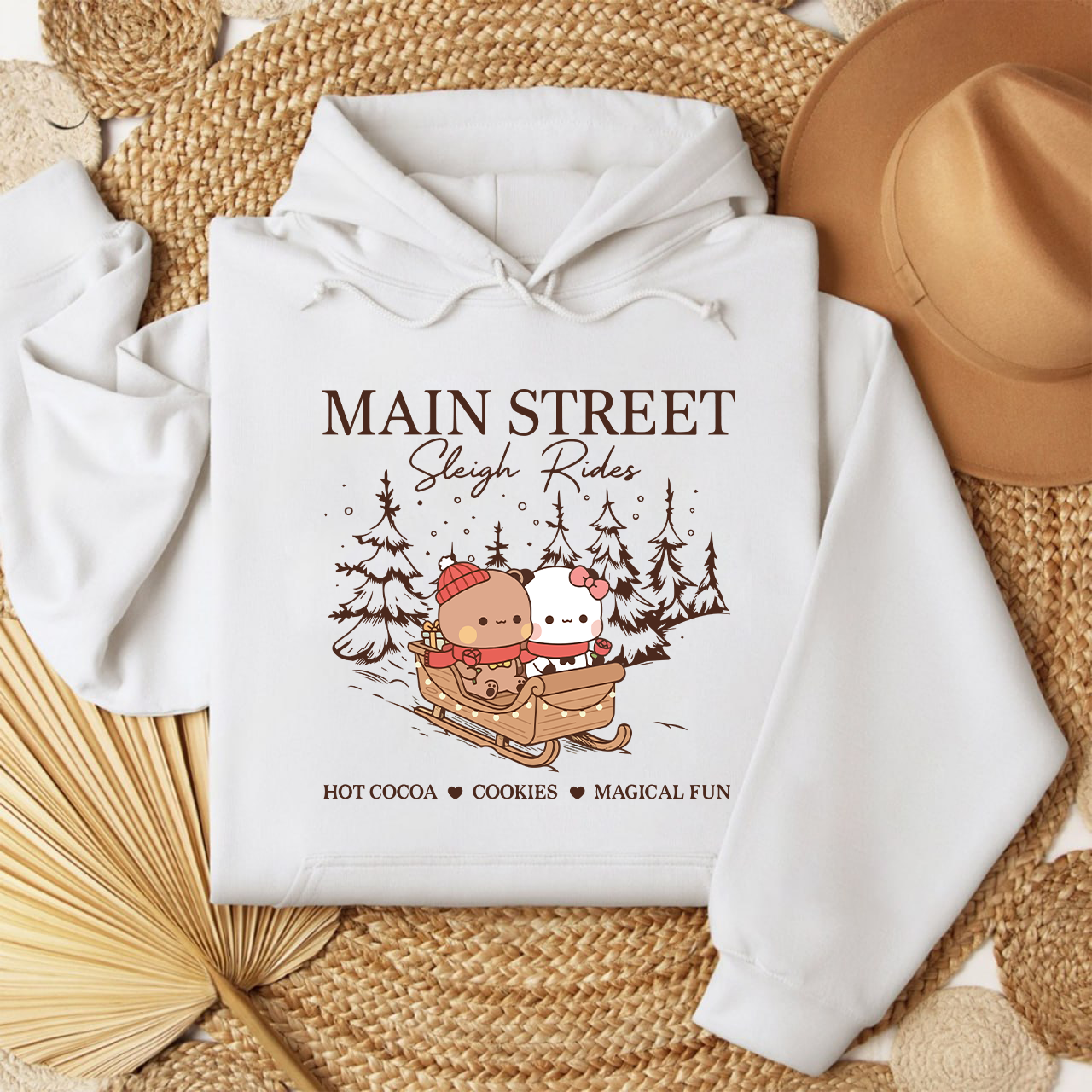 Bubu Dudu Christmas Sleigh Rides Hoodie