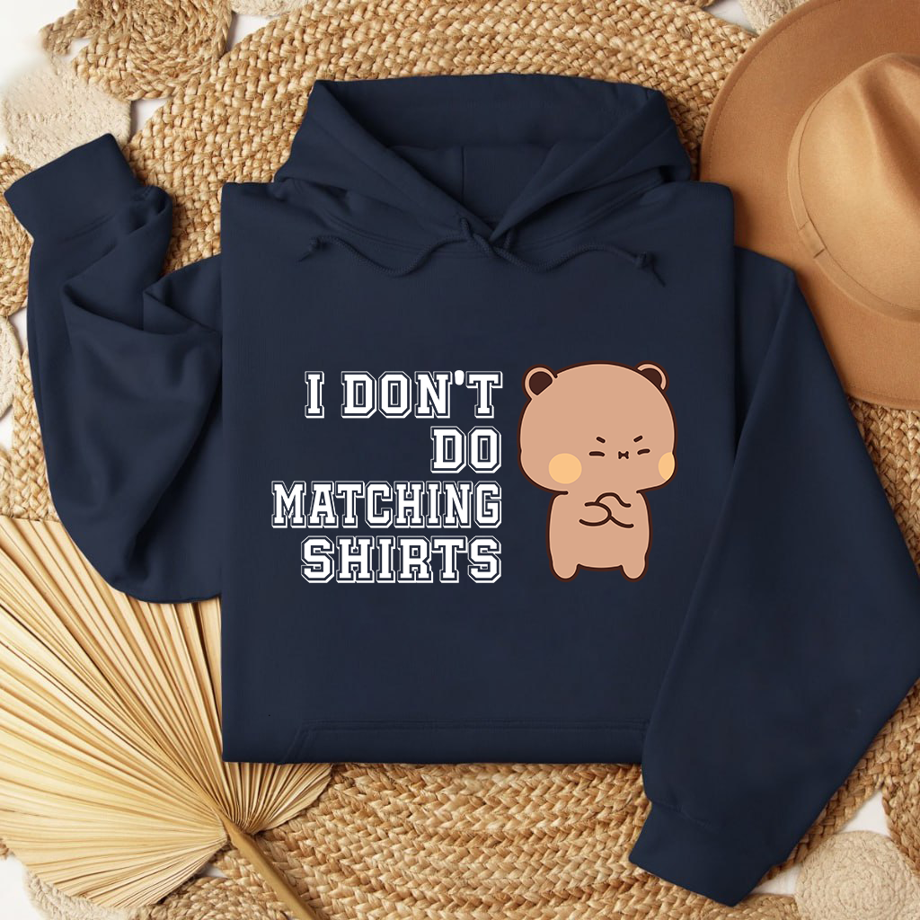 Bubu & Dudu Matching Couple Hoodies – I Do I Don’t Funny Love Set