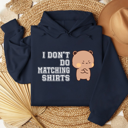 Bubu & Dudu Matching Couple Hoodies – I Do I Don’t Funny Love Set