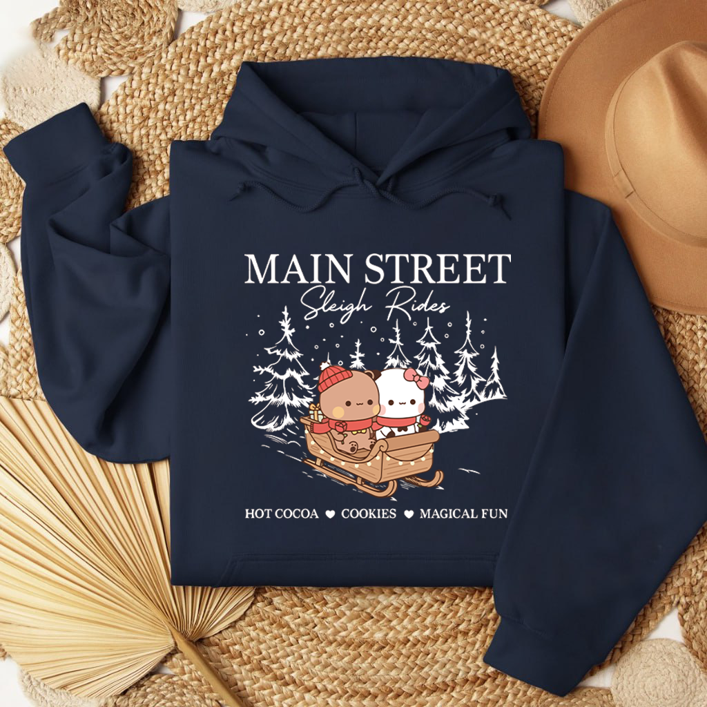 Bubu Dudu Christmas Sleigh Rides Hoodie