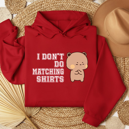 Bubu & Dudu Matching Couple Hoodies – I Do I Don’t Funny Love Set