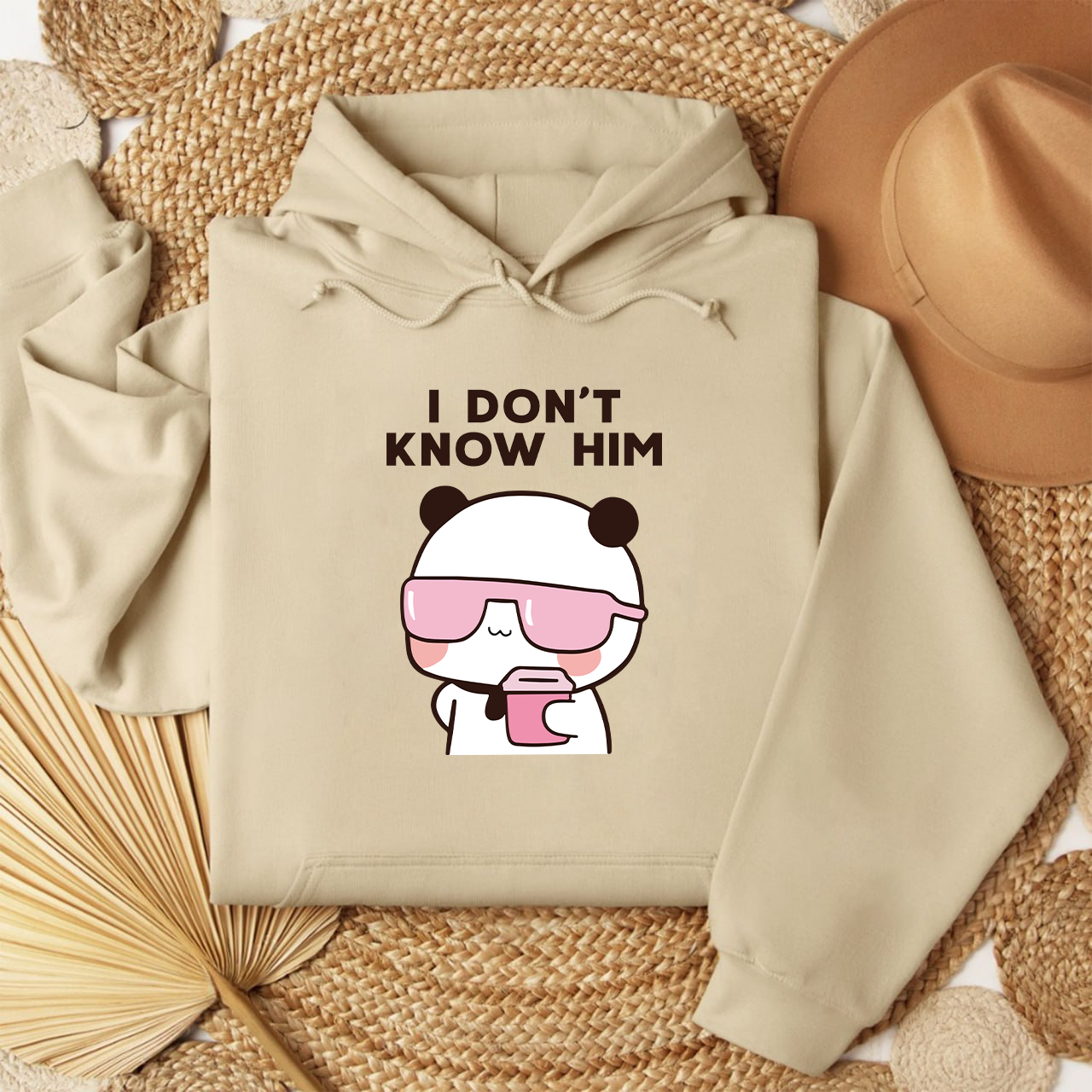 Bubu Dudu Couple Hoodies – She’s My Soulmate / I Don’t Know Him