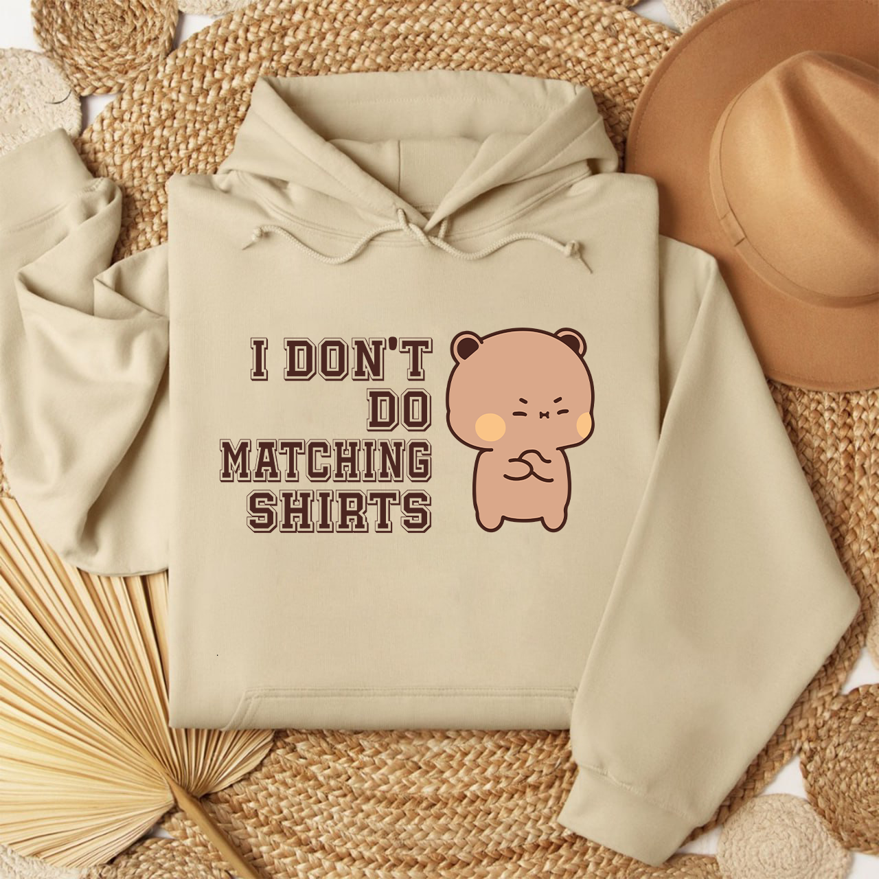 Bubu & Dudu Matching Couple Hoodies – I Do I Don’t Funny Love Set