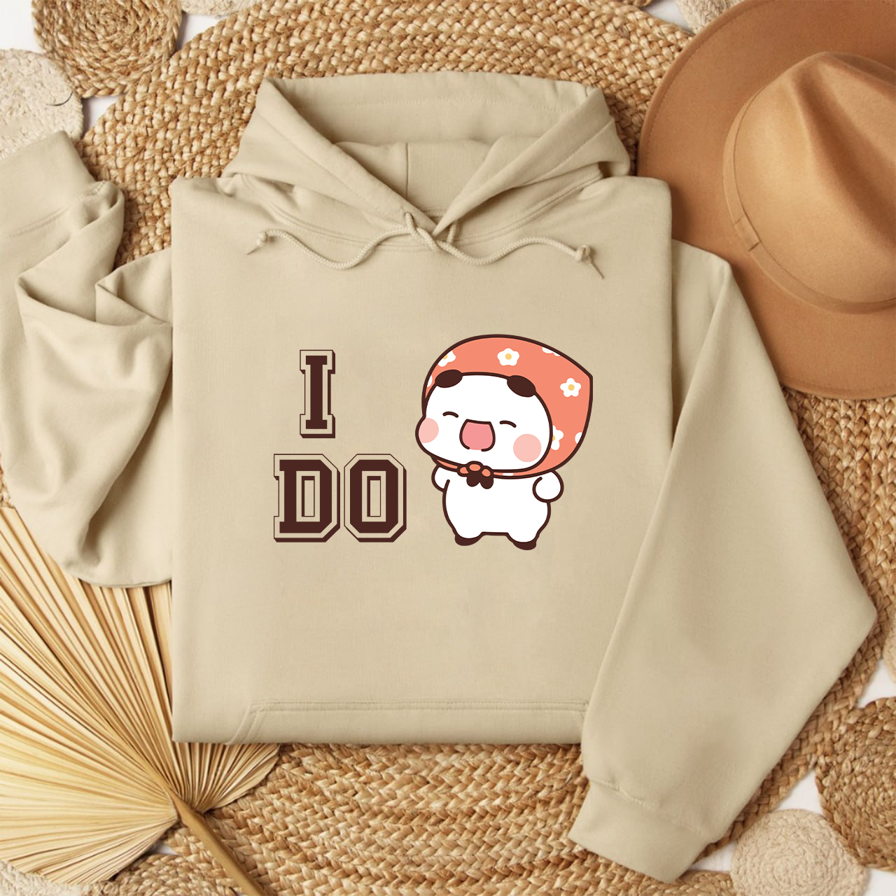 Bubu & Dudu Matching Couple Hoodies – I Do I Don’t Funny Love Set