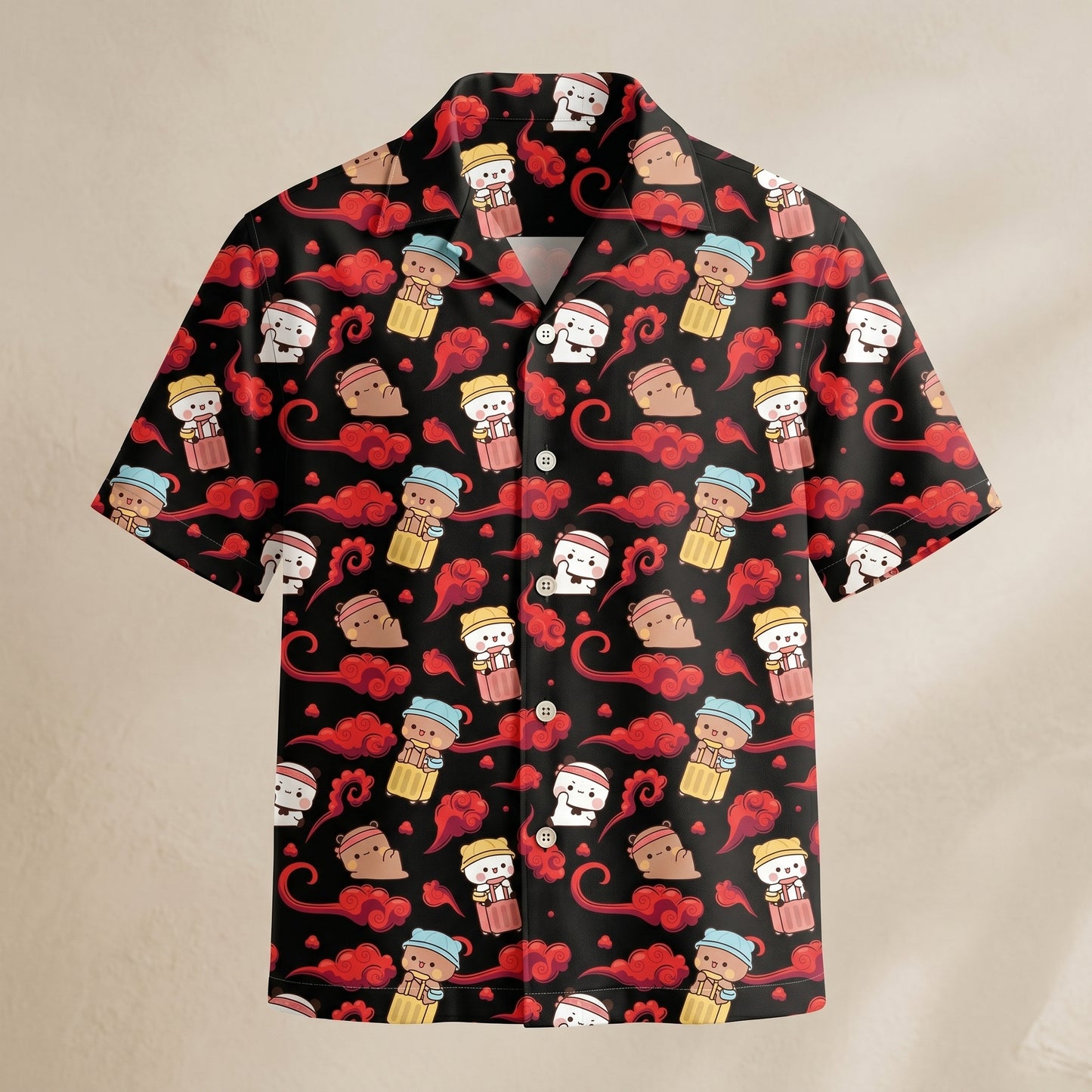 Bubu & Dudu Hawaiian Shirt – Cute Tropical Button-Up Shirt