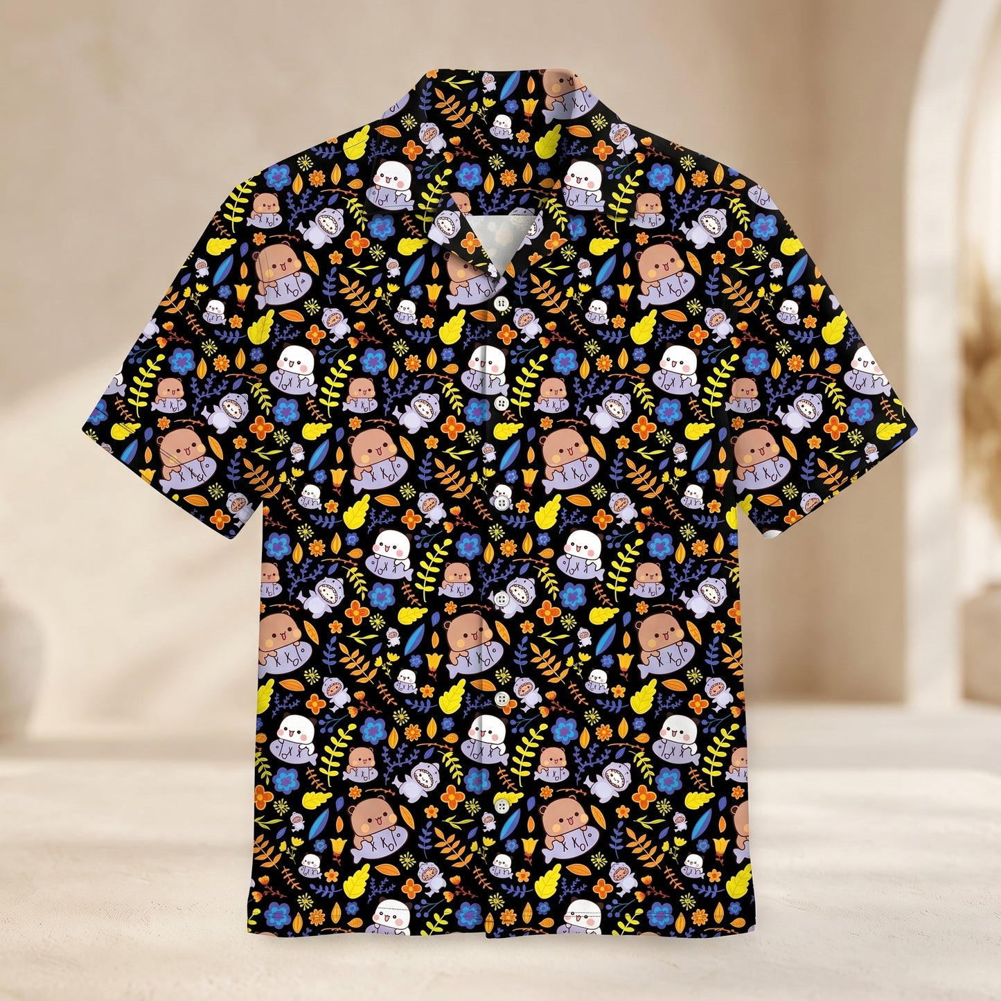 Bubu & Dudu Hawaiian Shirt – Fun Tropical Button-Up Shirt