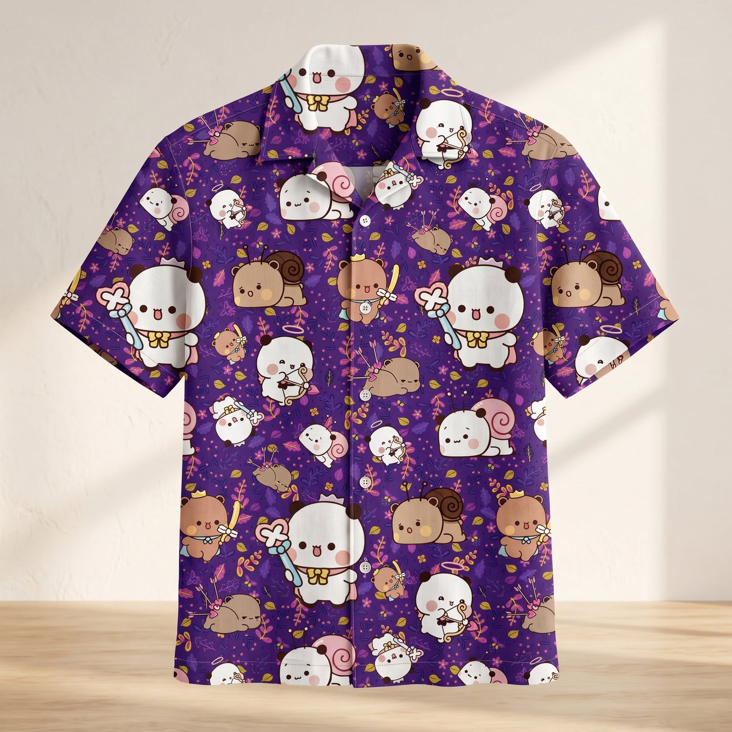 Bubu & Dudu Hawaiian Shirt – Fun Tropical Button-Up Shirt
