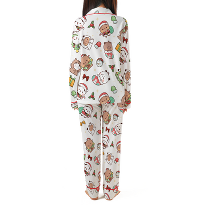 Bubu & Dudu Christmas Pajama Set with Double Pockets