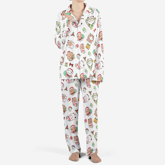 Bubu & Dudu Christmas Pajama Set – Cute Holiday Sleepwear