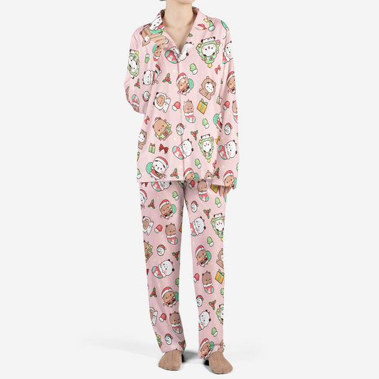 Bubu & Dudu Christmas Pajama Set – Cute Holiday Sleepwear