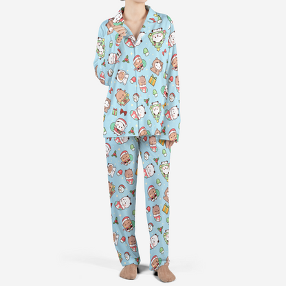 Bubu & Dudu Christmas Pajama Set – Cute Holiday Sleepwear