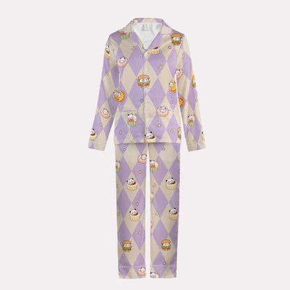 Bubu & Dudu Foodie Pajama Set – Cute Kawaii Sleepwear