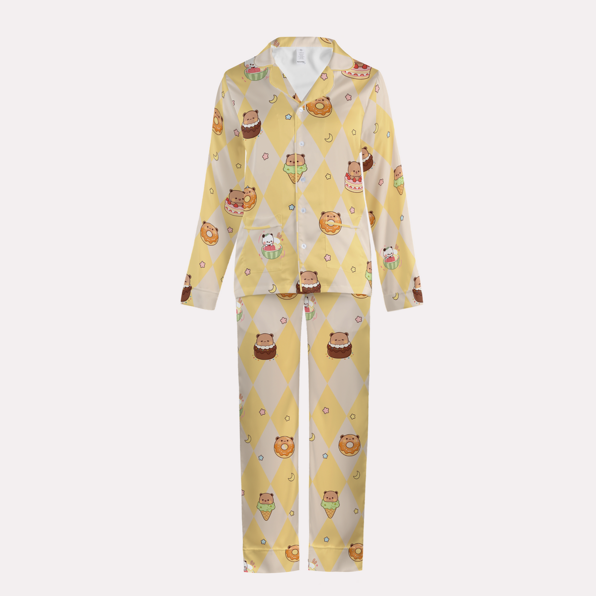 Bubu & Dudu Dessert Pajama Set – Cute Kawaii Sleepwear
